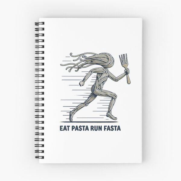 Item preview, Eat Pasta Run Fasta designed and sold by MushroomHut.