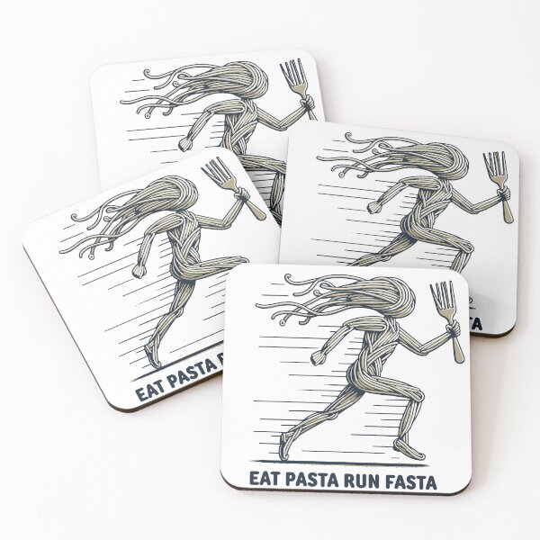 Item preview, Eat Pasta Run Fasta designed and sold by MushroomHut.