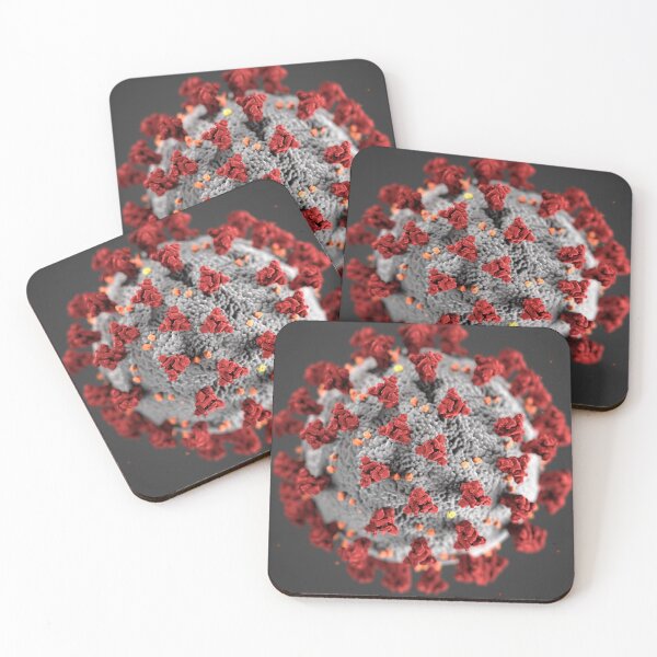 Item preview, STK701482H-3D ultrastructure of the coronavirus. designed and sold by StocktrekImages.