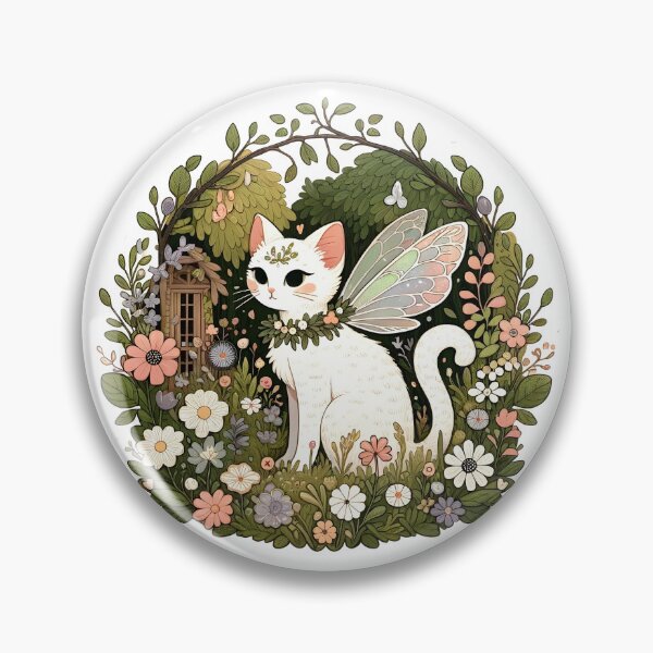 Item preview, Aesthetic Fairy Cat Cottagecore designed and sold by Truck Stop One.