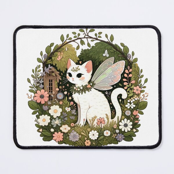 Item preview, Aesthetic Fairy Cat Cottagecore designed and sold by Truck Stop One.