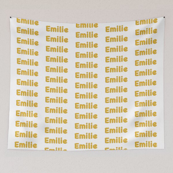 Item preview, Golden Balloon Emilie Name Label designed and sold by NormadWorld.