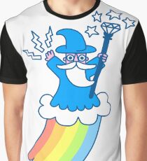Rainbow Wizard Graphic T-Shirt