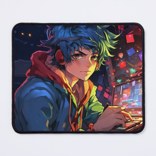 Item preview, Christmas Anime Gamer Boy - Selection 6 designed and sold by ArtsyChaosArt.