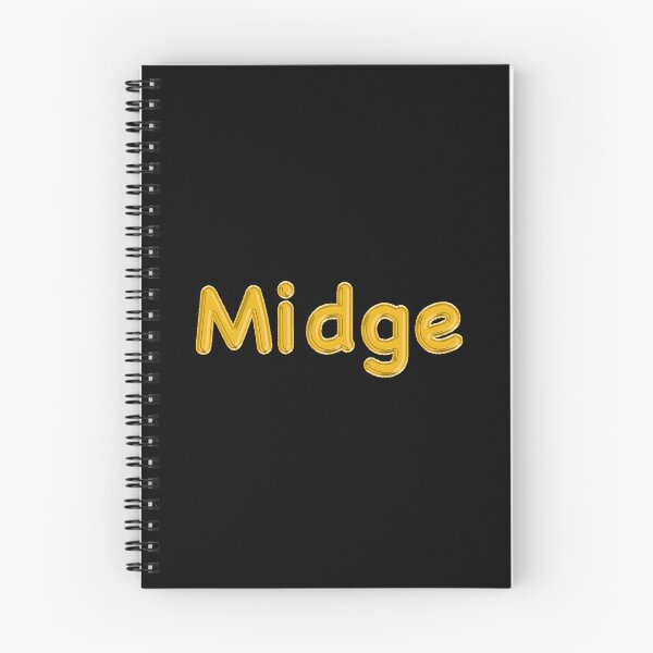Item preview, Golden Balloon Midge Name Label - (Black) designed and sold by NormadWorld.