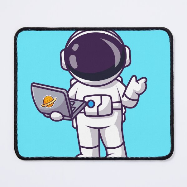 Item preview, Astronaut on laptop cartoon designed and sold by jortkesi.