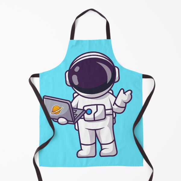 Item preview, Astronaut on laptop cartoon designed and sold by jortkesi.