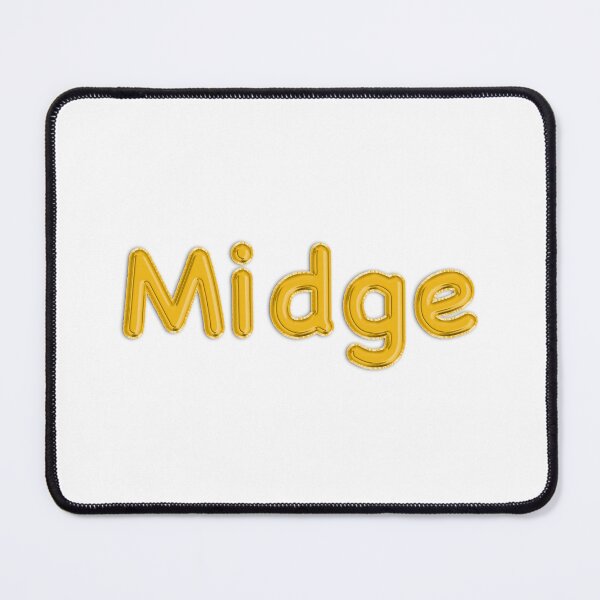Item preview, Golden Balloon Midge Name Label designed and sold by NormadWorld.