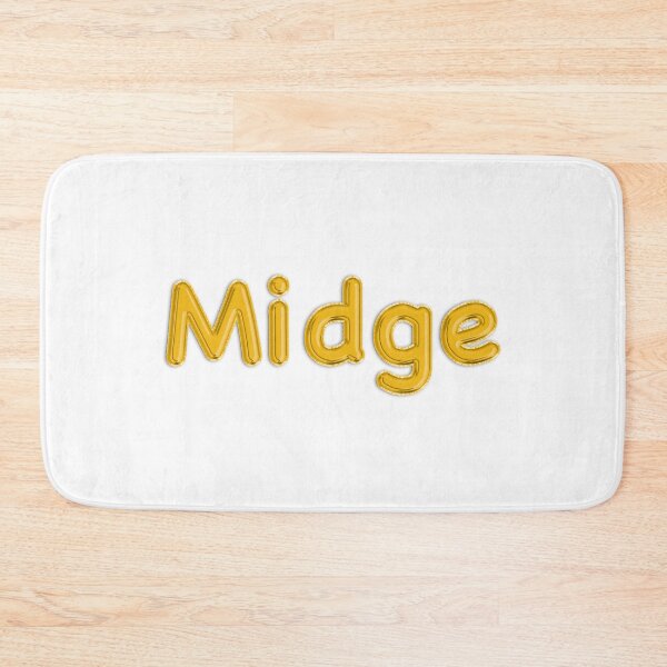 Item preview, Golden Balloon Midge Name Label designed and sold by NormadWorld.