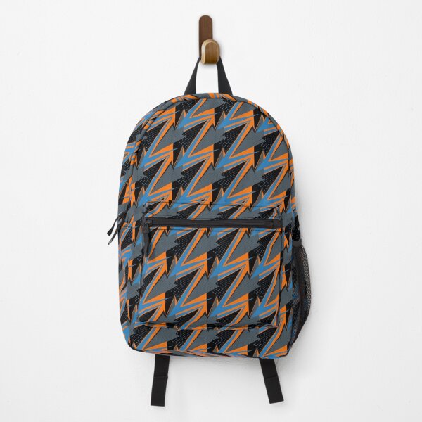 Item preview, Orange Blue Arrow Sport Boat Modern Cuddy  designed and sold by ChristinasMess.