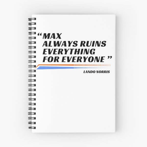 Item preview, Max Ruins Everything F1 Vintage Formula 1 Racing Inspired Lando Norris designed and sold by CaftyAT.