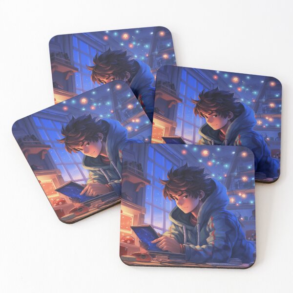 Item preview, Christmas Anime Gamer Boy - Selection 9 designed and sold by ArtsyChaosArt.