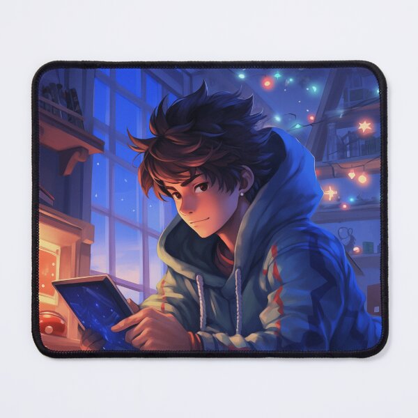 Item preview, Christmas Anime Gamer Boy - Selection 9 designed and sold by ArtsyChaosArt.