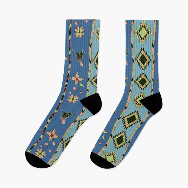 Item preview, Blue Hummingbird Floral designed and sold by Niibidoon.