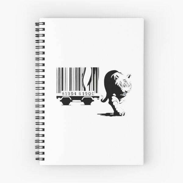 Item preview, Banksy Print Tiger Barcode designed and sold by QuirkByLgnatius.