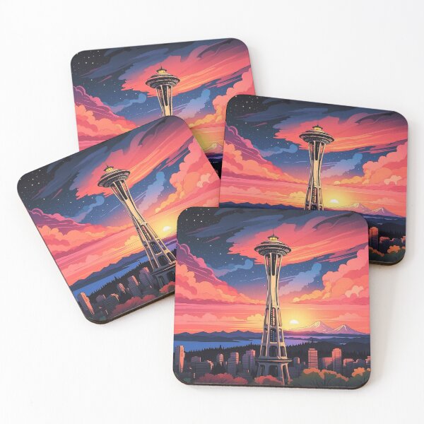Item preview, Seattle's Iconic Tower designed and sold by canvasriddle.