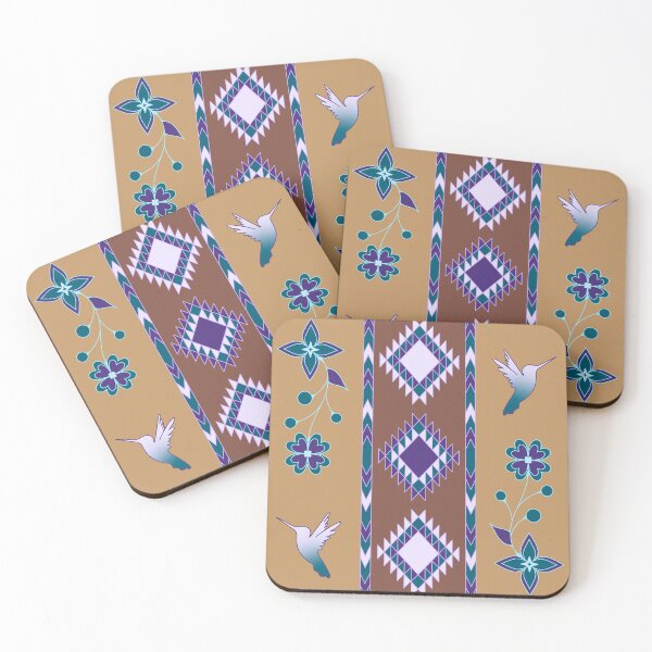 Item preview, Brown Hummingbird Floral designed and sold by Niibidoon.