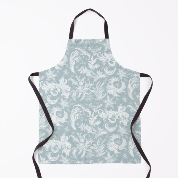 Item preview, Forst ferns and ice flowers blooming on window designed and sold by TinyFlowerArt.