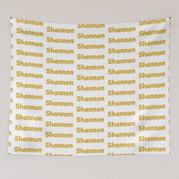 Item preview, Golden Balloon Shannon Name Label designed and sold by NormadWorld.
