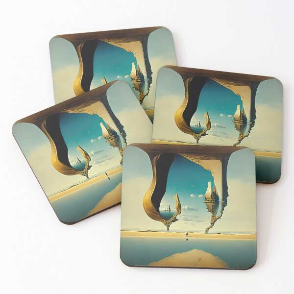 Item preview, [AI Art] Distant escape, inspired by the works of a surrealist master designed and sold by Sissle.