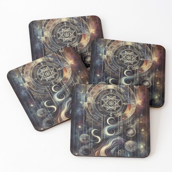Item preview, Unique Cabalistic and Zodiac Themed Artwork designed and sold by glowarya.