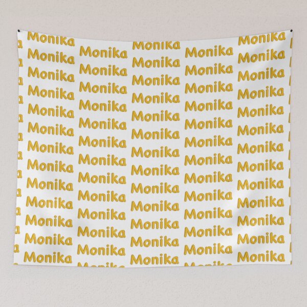 Item preview, Golden Balloon Monika Name Label  designed and sold by NormadWorld.