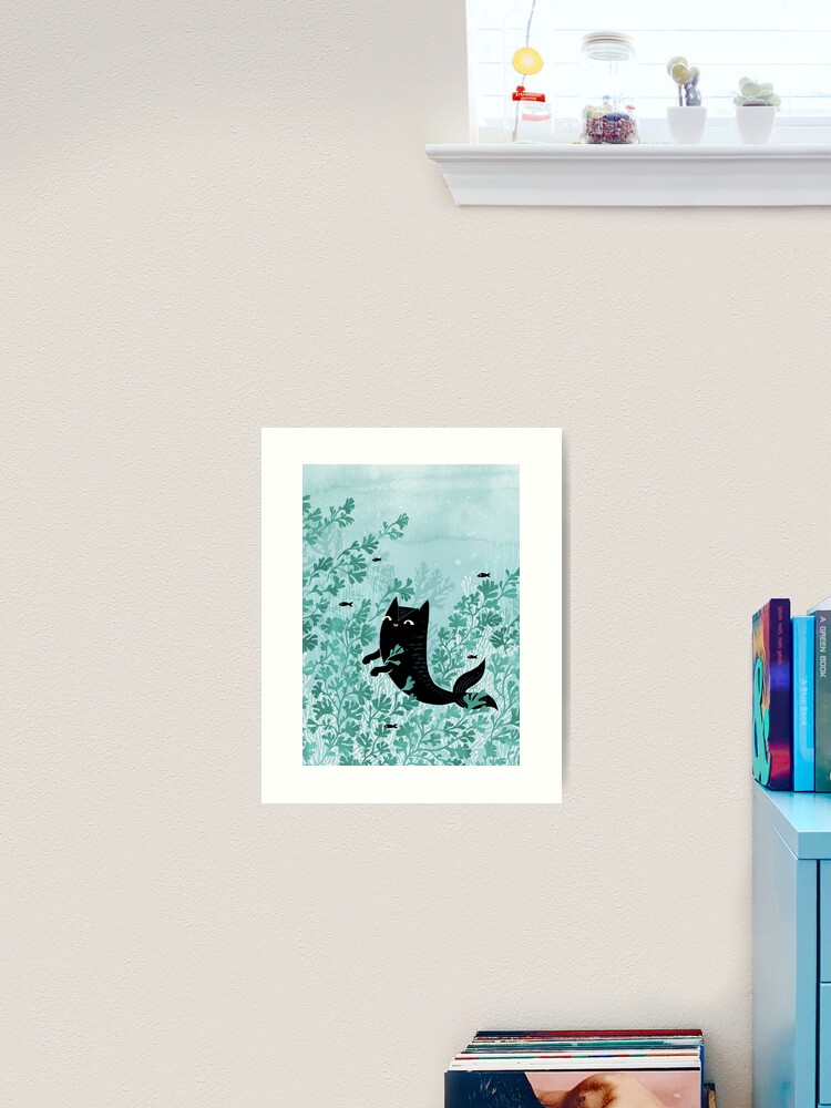 Art Print, Undersea (Mint Remix) designed and sold by littleclyde