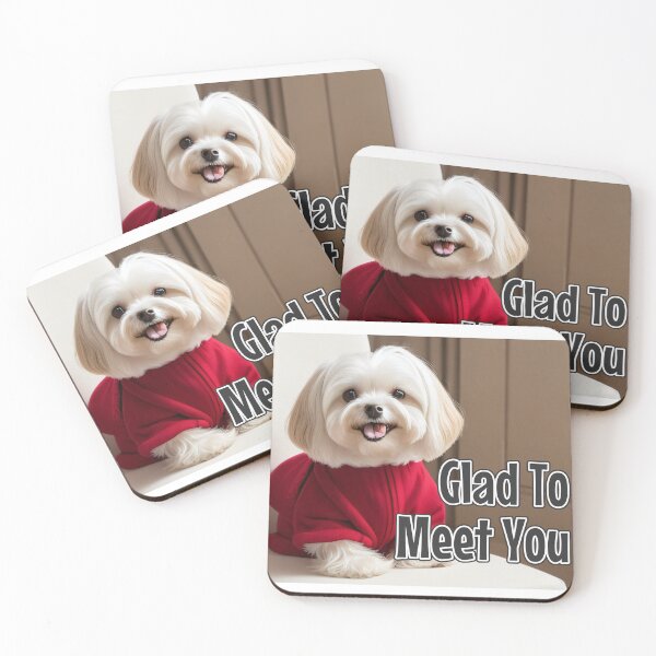 Item preview, AI-Generated Dog 01 "Glad to meet you" designed and sold by Cliff-Qi.