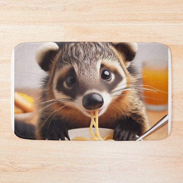 Item preview, Coatimundi Eating Noodles designed and sold by Daniel Dudgeon.