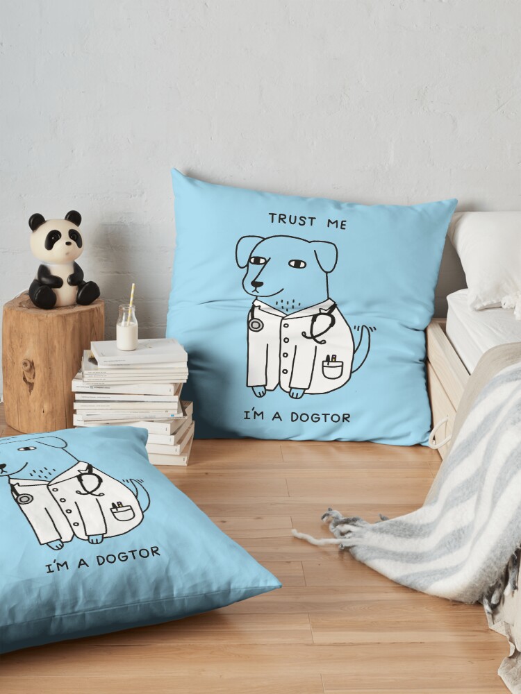 Alternate view of Dogtor Floor Pillow