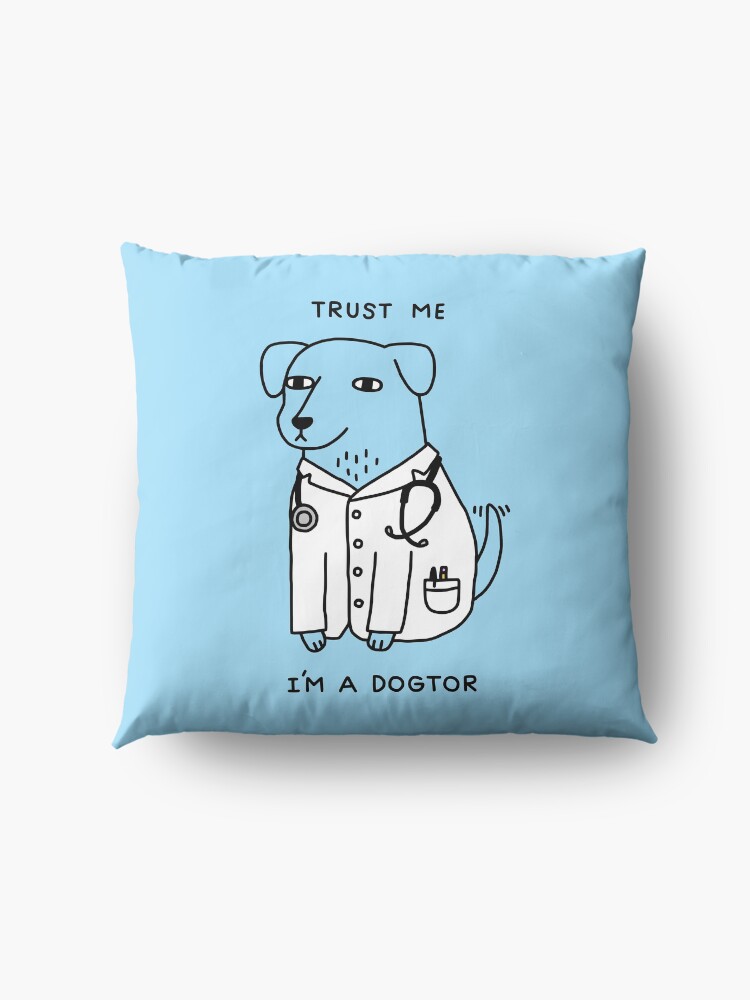 Alternate view of Dogtor Floor Pillow