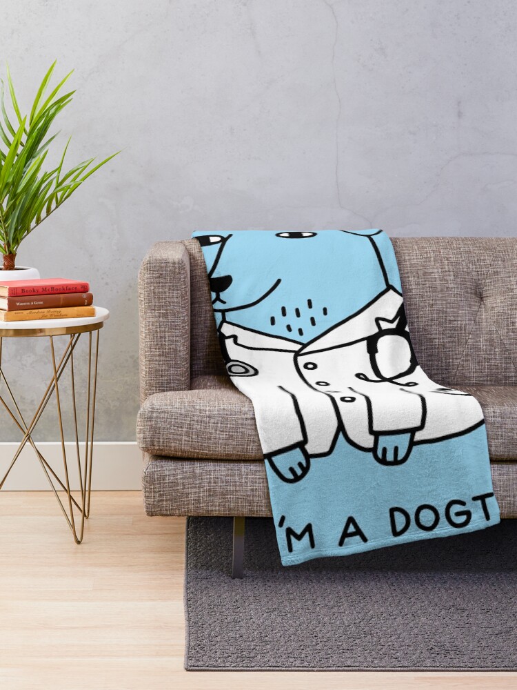 Alternate view of Dogtor Throw Blanket