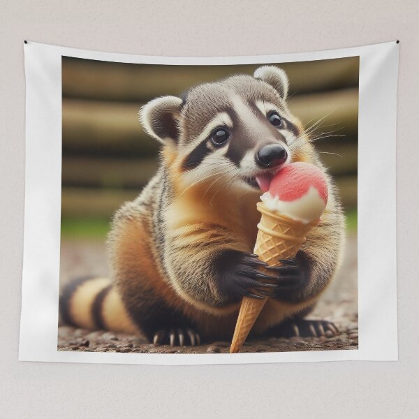 Item preview, Coatimundi Ice Cream Mirage designed and sold by Daniel Dudgeon.