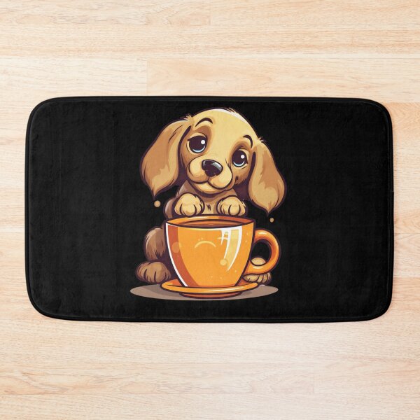 Item preview, My Cute Dog Drinks Coffee. Nice Gift For Lovers Of Coffee And Dogs. designed and sold by LuNkyRose.