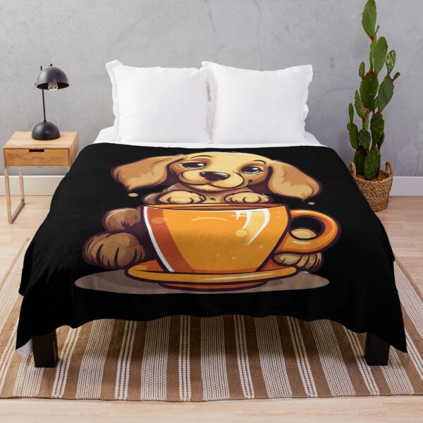 Item preview, My Cute Dog Drinks Coffee. Nice Gift For Lovers Of Coffee And Dogs. designed and sold by LuNkyRose.