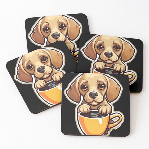 Item preview, My Dog Drinks Coffee. Nice Gift For Lovers Of Coffee And Dogs. designed and sold by LuNkyRose.