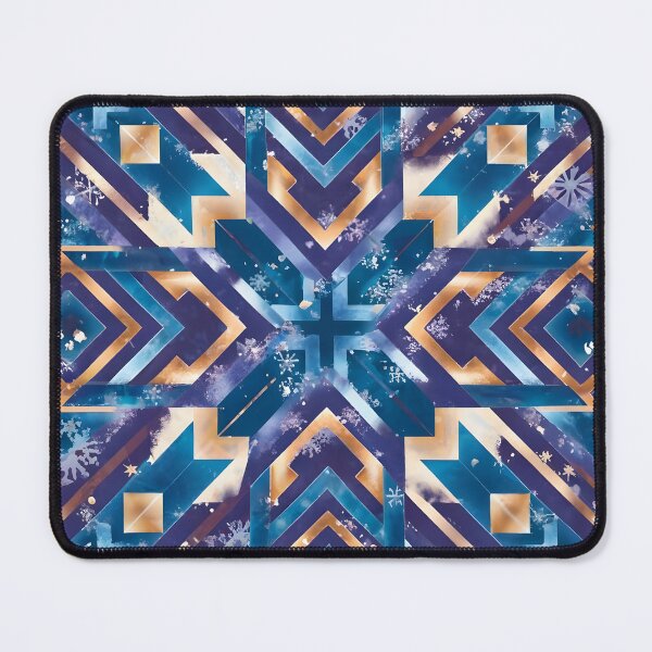 Item preview, An intricate maze of colorful Christmas abstract shapes designed and sold by spoo-art.
