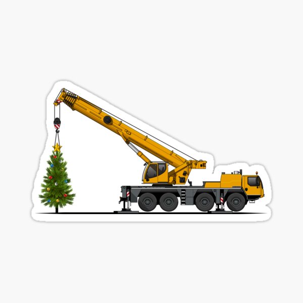 Mobile Crane 44 Sticker