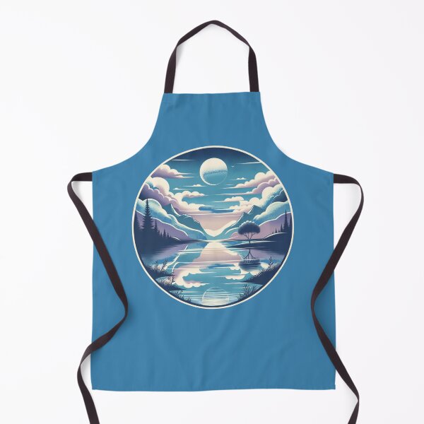 Item preview, Serene Reflections: A Tranquil Lakeside at Dusk designed and sold by ChromaticBlend.