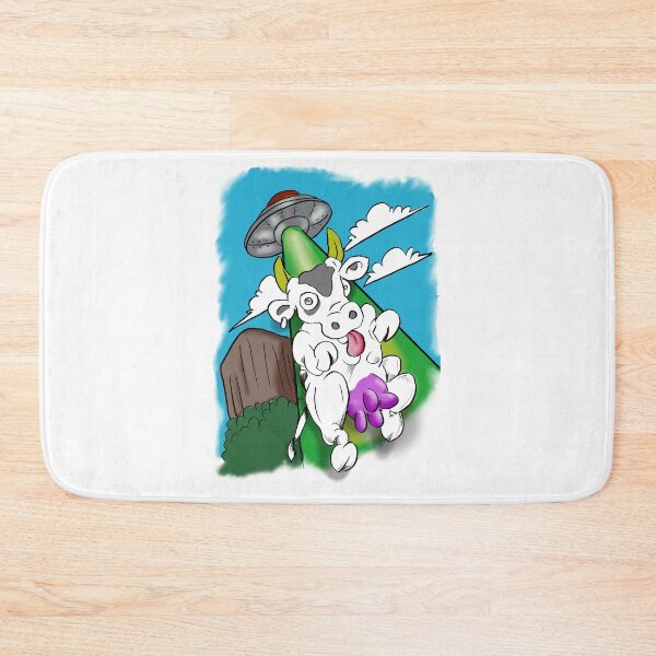 Item preview, Cow abducted by a flying saucer designed and sold by SilentlyRob668.