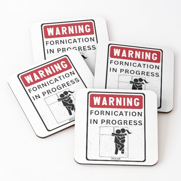 Item preview, Ex JW Warning Fornication in Progress designed and sold by RakelMacc.