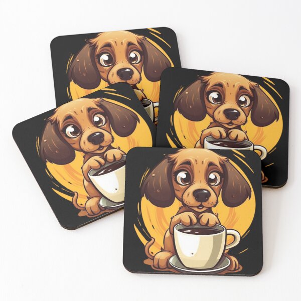 Item preview, My Nice Dog Drinks Coffee. Nice Gift For Lovers Of Coffee And Dogs. designed and sold by LuNkyRose.