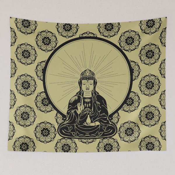 Item preview, Kuan Yin Sattva - Gold + Coal designed and sold by Irene Estelle.