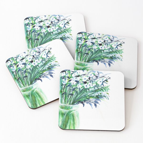 Artikelvorschau, Knackiger weißer Blumenstrauß entworfen und verkauft von KeriFrances.