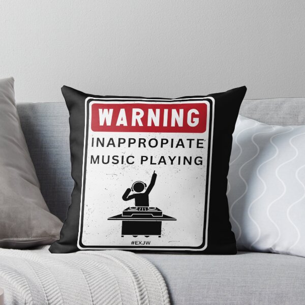 Item preview, Ex JW Warning Inappropiate Music Playing designed and sold by RakelMacc.