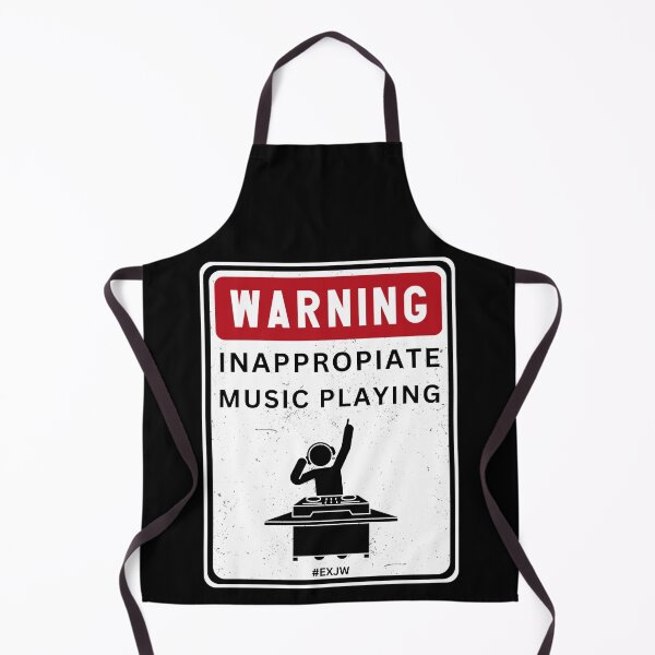 Item preview, Ex JW Warning Inappropiate Music Playing designed and sold by RakelMacc.