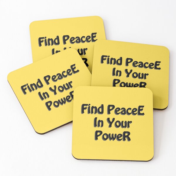 Item preview, (BF) Find peace in your power. designed and sold by greatvibes4u.