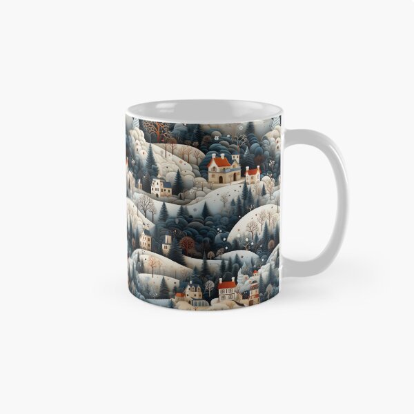 Item preview, Relief Christmas Charm: Enchanted Winter Village designed and sold by Moisky Patterns.