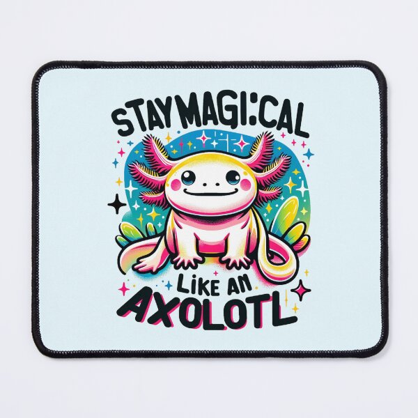 Item preview, happy smiling axolotl designed and sold by crea8iveway.