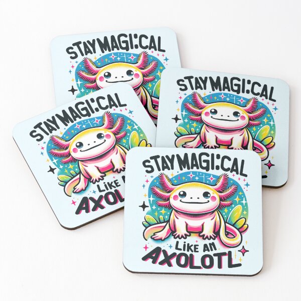 Item preview, happy smiling axolotl  designed and sold by crea8iveway.